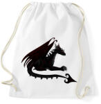 printfashion Sötét sárkány - Sportzsák, Tornazsák - Fehér (433667)