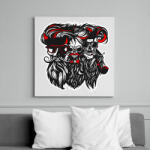 printfashion szakáll-kalóz szakáll - Vászonkép - Fehér (6634431)