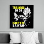 printfashion Vegeta SS final - Vászonkép - Fekete (6643562)