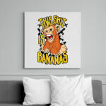 printfashion Banános maki - Vászonkép - Fehér (6623460)