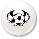 printfashion Foci - Kitűző, hűtőmágnes - Fehér (14872798)