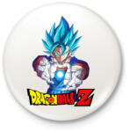printfashion Dragonball Vegeta - Kitűző, hűtőmágnes - Fehér (3082941)
