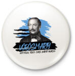 printfashion Vörösmarty Mihály - Nem félek - Kitűző, hűtőmágnes - Fehér (9961553)