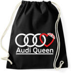 printfashion Audi Királynő - Sportzsák, Tornazsák - Fekete (2198051)