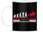 printfashion Lovas evolúció - Bögre - Fekete (12703773)