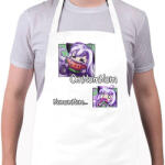 printfashion Omnomnom - Kötény - Fehér (13552996)