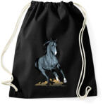 printfashion Horse - Sportzsák, Tornazsák - Fekete (5268636)