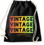 printfashion VINTAGE limited edition - Sportzsák, Tornazsák - Fekete (4058789)