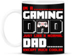 printfashion Gaming Dad - Bögre - Fekete (1674318)