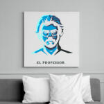 printfashion Money Heist - Professor - Vászonkép - Fehér (6634874)