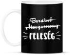printfashion Barátnő - Menyasszony -> FELESÉG - Bögre - Fekete (16498093)