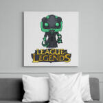 printfashion LOL Thresh - Vászonkép - Fehér (6628165)