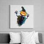 printfashion Rémisztő halloween - Vászonkép - Fehér (6628386)
