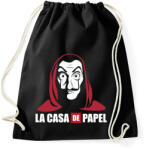 printfashion La casa de papel WL - Sportzsák, Tornazsák - Fekete (5558778)