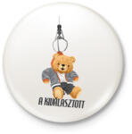 printfashion A kiválasztott maci - Kitűző, hűtőmágnes - Fehér (9476047)