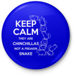 printfashion Nyugi - Kitűző, hűtőmágnes - Királykék (13474946)