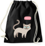 printfashion Mesélj még - Sportzsák, Tornazsák - Fekete (11589102)