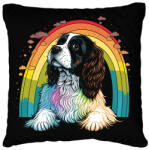 printfashion Cavalier King Charles spániel - Párnahuzat, Díszpárnahuzat - Fekete (14258937)