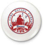 printfashion Havanna Kuba - Kitűző, hűtőmágnes - Fehér (4109887)