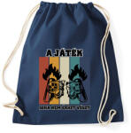 printfashion A JÁTÉK SOHA NEM ÉRHET VÉGET - Sportzsák, Tornazsák - Sötétkék (11941148)