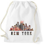 printfashion NEW YORK - Sportzsák, Tornazsák - Fehér (1532719)