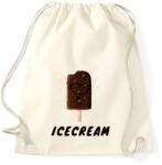 printfashion ICECREAM - Sportzsák, Tornazsák - Natúr (1553927)