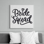 printfashion Bride Squad - Vászonkép - Fehér (6632079)