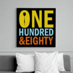 printfashion 180 - darts - Vászonkép - Fekete (11742602)