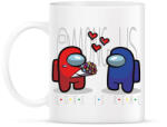 printfashion Among us - love is real - Bögre - Fehér (4243043)