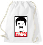 printfashion El Chapo - Sportzsák, Tornazsák - Fehér (2862348)