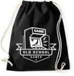 printfashion Old School Gamer - Sportzsák, Tornazsák - Fekete (5260086)