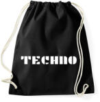 printfashion TECHNO - Sportzsák, Tornazsák - Fekete (11508948)