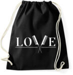 printfashion Love - Fodrász (white) - Sportzsák, Tornazsák - Fekete (7316843)