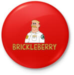 printfashion Brickleberry: Woody - Kitűző, hűtőmágnes - Piros (3627016)