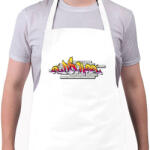 printfashion Old school graffiti - Kötény - Fehér (7515135)