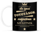printfashion Az igazi Toyotások - Hónappal - Bögre - Fekete (7197554)