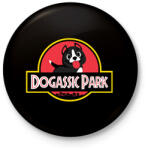 printfashion Dogassic Park - Kitűző, hűtőmágnes - Fekete (13421693)