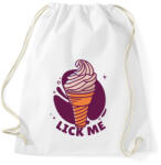 printfashion Lick me - Sportzsák, Tornazsák - Fehér (5502361)