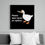 printfashion Peace was - Vászonkép - Fekete (6650613)