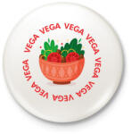 printfashion Vega tál - Kitűző, hűtőmágnes - Fehér (6599461)