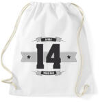 printfashion b-day-14-dark-lightgrey - Sportzsák, Tornazsák - Fehér (506683)