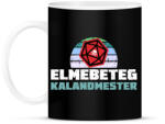 printfashion Elmebeteg Kalandmester - Bögre - Fekete (5435346)