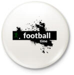 printfashion footballtime - Kitűző, hűtőmágnes - Fehér (3088937)