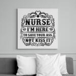 printfashion Megmentelek - Vászonkép - Fehér (6620668)