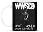 printfashion What would Sarah Connor do? - Bögre - Fekete (794026)