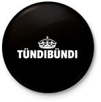 printfashion TÜNDIBÜNDI - Kitűző, hűtőmágnes - Fekete (11590335)