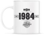 printfashion born-in-1984-(dark&lightgrey) - Bögre - Fehér (790283)
