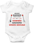 printfashion Legmenőbb nagyapák gitáron játszanak - Baba Body - Fehér (6378120)