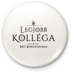 printfashion got-legjobb-kollega-black - Kitűző, hűtőmágnes - Fehér (3078069)