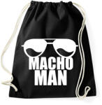 printfashion Macho Man 2 - Sportzsák, Tornazsák - Fekete (2307492)